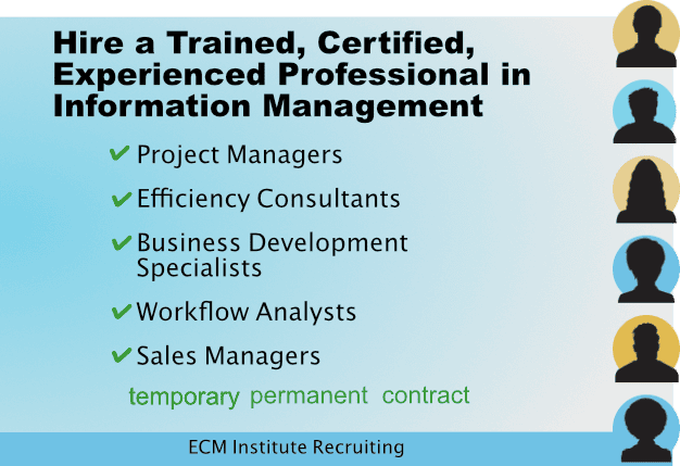 Hire trained professionals in IM